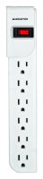 Just Power It Up 3 ft. L 6 outlets Power Strip Whi