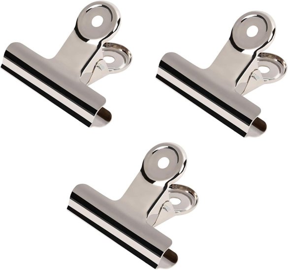 (image for) Paper or Sign Clips Stainless 72pk