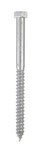 3/8 in. x 5 in. L Hex Hot Dipped Galvanized Steel Lag Sc