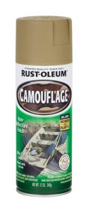 Specialty Flat Khaki Camouflage Spray Paint 12 oz.