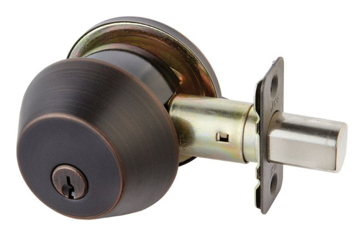 Oil Rubbed Bronze Single Cylinder Deadbolt