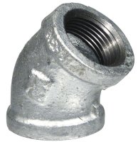 3/8 in. FIP x 3/8 in. Dia. FIP Galvanized Malleable Iron 45