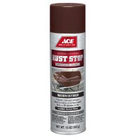 Rust Stop Gloss Leather Brown Spray Paint 15 oz.
