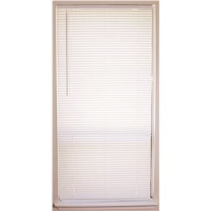 48 in. W x 72 in. L White 1 in. Vinyl Blind