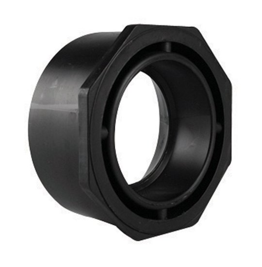 4 in. Hub x 3 in. Dia. Spigot ABS Flush Bushing