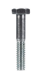 1/4 in. Dia. x 1-1/2 in. L Zinc Plated Steel Hex Bolt 10