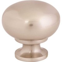 1-1/4 in. Brushed Nickel Cabinet Knob (5-Pack)