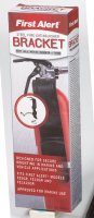 Black Steel Fire Extinguisher Bracket 3.63 in. L 2.5 lb