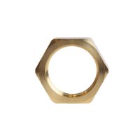 (image for)  Pipe Lock Nut 3/4 in. Yellow Brass 1 pc