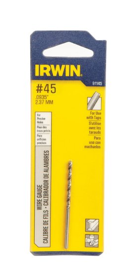 #45 x 2-1/8 in. L High Speed Steel Wire Gauge Bit 1 pc.