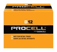D Procell Alkaline Batteries 12 pk Boxed
