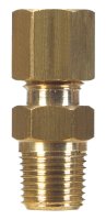 3/8 in. Compression x 1/2 in. Dia. Compression Brass Connect