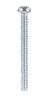 (image for) No. 6-32 x 1-1/2 in. L Combination Round Head Zinc-Plate