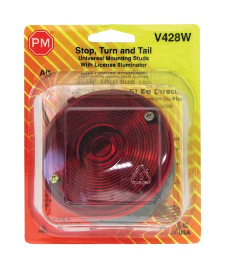 Red Round License/Stop/Tail/Turn Light