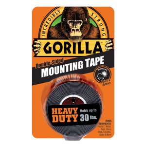 1 in. W x 60 in. L Mounting Tape Black