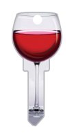 Lucky Line Key Shapes Red Wine House Key Blank KW1/11 Double sid