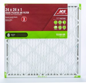 24 in. W x 24 in. H x 1 in. D 8 MERV Pleated Air Filter