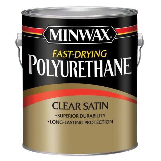 (image for) Satin Clear Fast-Drying Polyurethane Floor Varnish 1 gal.