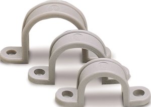 .840 in. Dia. Plastic Conduit Strap 20 pk