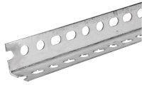 SteelWorks 1-1/4 in. W x 36 in. L Zinc Plated Steel Slotted Angl