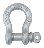 Galvanized Forged Steel Anchor Shackle 2 ton