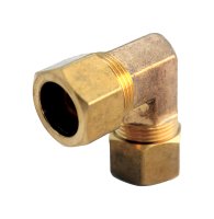 7/8 in. Compression x 7/8 in. Dia. Compression Brass 90 Degr