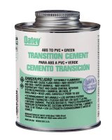 Green Transition Cement For ABS/PVC 4 oz.