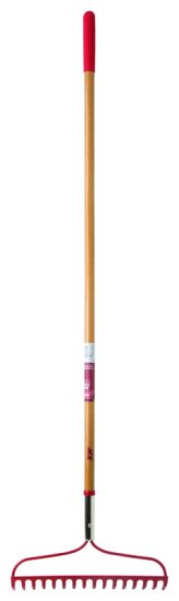 60 in. L x 16 in. W Steel Hoe/Rake Wood