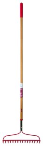 60 in. L x 16 in. W Steel Hoe/Rake Wood