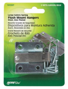 AnchorWire Silver Flush-Mount Picture Hanger 2 pk