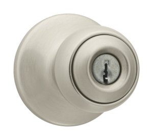 Satin Nickel Entry Knobs Polo