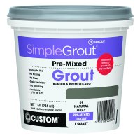 SimpleGrout Indoor Natural Gray Grout 1 qt.