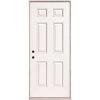 (image for) 36 in. x 80 in. Left Hand Inswing 6-Panel Primed Steel Prehung