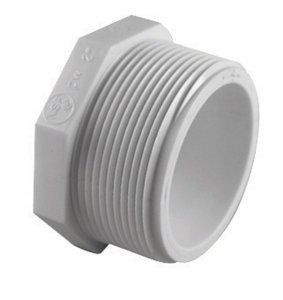 Schedule 40 2 in. MPT x 2 in. Dia. FPT PVC Plug