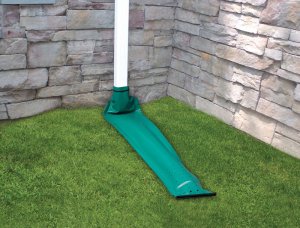 Drain Away 1.5 in. H x 7.2 in. W x 6.2 in. L Green Pl