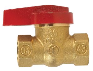 3/8 in. Brass Threaded Gas Ball Valve