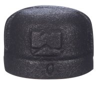 1-1/4 in. FIP Black Malleable Iron Cap
