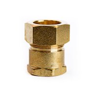 (image for)  7/8 in. Compression X 3/4 in. D FPT Brass Coupling