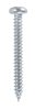 (image for) No. 8 x 1-1/2 in. L Phillips Pan Head Zinc-Plated Steel