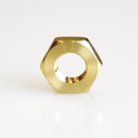 (image for)  Pipe Lock Nut 1/8 in. Yellow Brass 1 pc