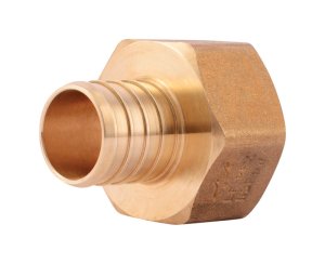 Zurn 1 in. Barb x 1 in. Dia. FPT Copper Pex Adapter