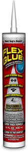 Flex Glue White Rubberized Waterproof Adhesive 10 oz.