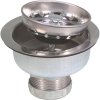 Long Shank Sink Strainer, Stainless Steel