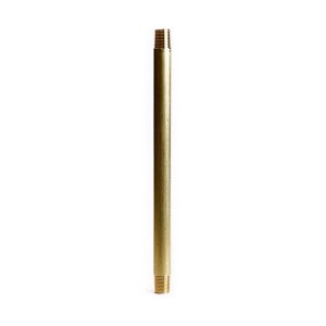 (image for)  1/8 in. MPT X 1/8 in. D MPT Yellow Brass Nipple 6 in. L