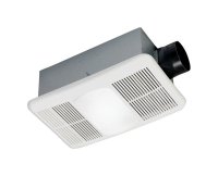 80 CFM 1.5 Sones Bathroom Ventilation Fan/Heat Combination with