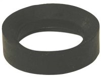 Water Heater Supply Line Washer, Rubber, Black