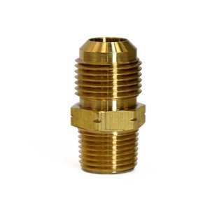 (image for)  1/2 in. Flare X 3/8 in. D Male Brass Adapter