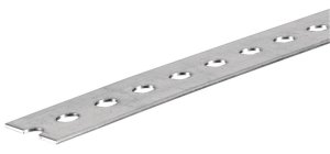 SteelWorks 0.07 in. x 1.38 in. W x 36 in. L Steel Slotted Flat B