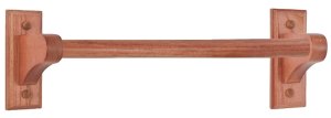 (image for) Exquisite Oak Towel Bar 18 in. L Wood