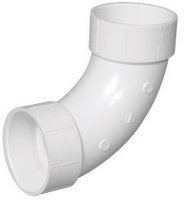 Schedule 40 2 in. Hub x 2 in. Dia. Hub PVC Long S